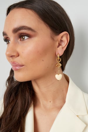 Ohrringe Liebe auf den Lippen – Roségold h5 Bild4